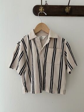 H&M Striped Polo Shirt